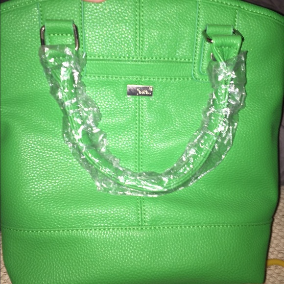 Thirty One bag never used bright green