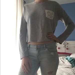 Forever 21 gray sweater