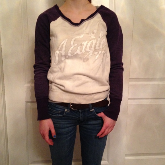 American Eagle Baseball Sweater