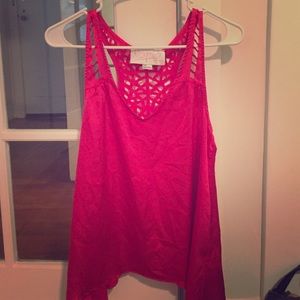 Rory Beca for F21 Pink Cutout Top
