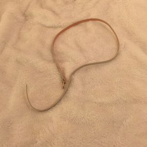 Gray Skinny J.Crew Belt