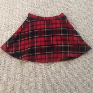 American Apparel | Plaid Circle Skirt