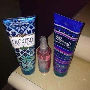 Bath and body creams and fragrance mist