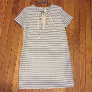NWT Fun in the Sun striped cotton dress