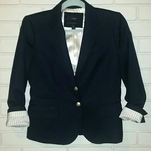 Jcrew school boy blazer navy size 4p