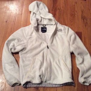 White North Face Jacket. Size small