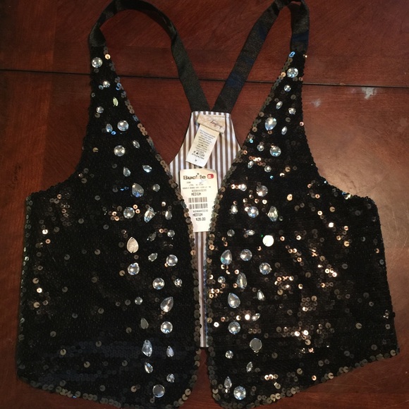 Daytrip Buckle Sequin Vest