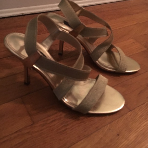 Gold heels