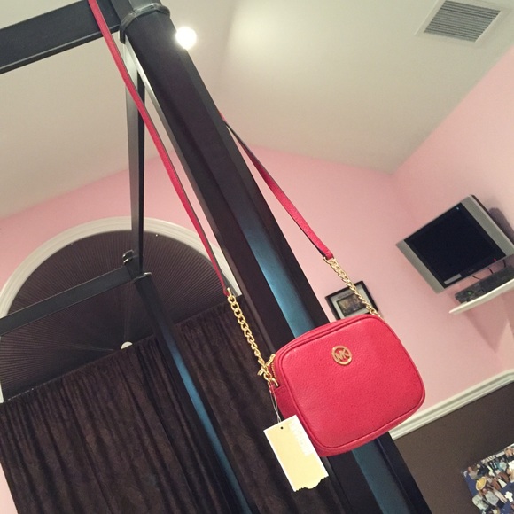 Red Michael Kors Crossbody Bag - Picture 3 of 4
