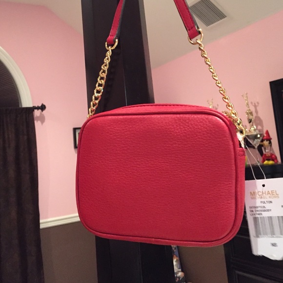 Red Michael Kors Crossbody Bag - Picture 4 of 4