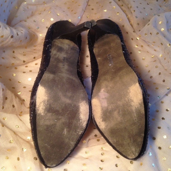 Report Navy Sequin Heels - Picture 4 of 4