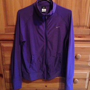 Nike drifit purple jacket