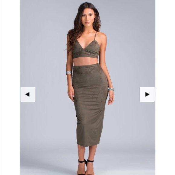 Olive two piece