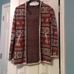 Reindeer cardigan