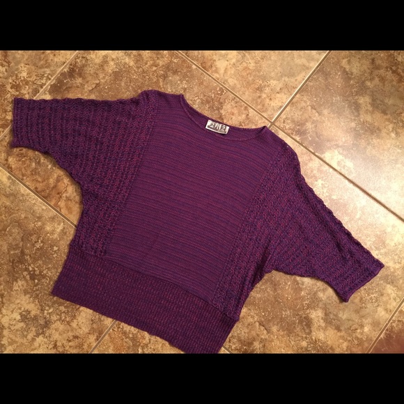Purple sweater top