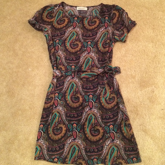 Paisley print dress
