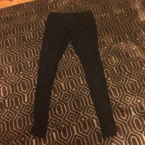 Victoria's Secret black lace footless tights. Nwot