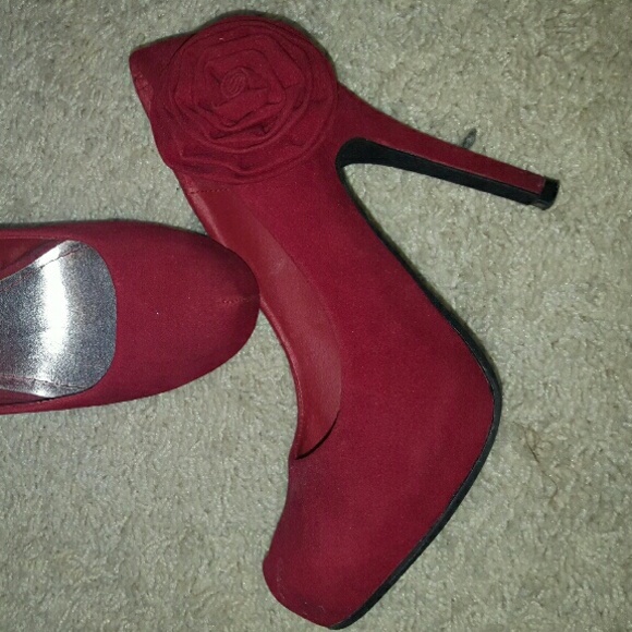 Red high heels