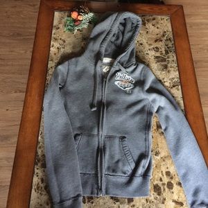Super cute grey zip up hoodie!!!