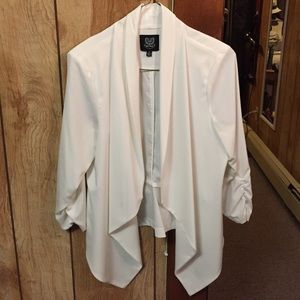 Cream classy coverup blouse/blazer