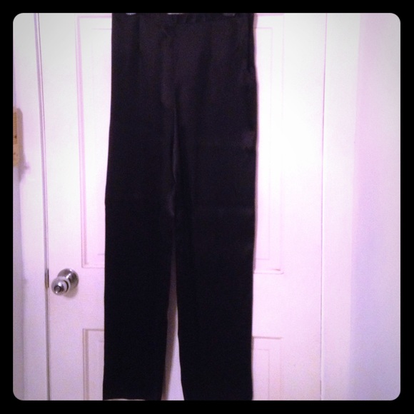 Giorgio Armani wide length satin pants