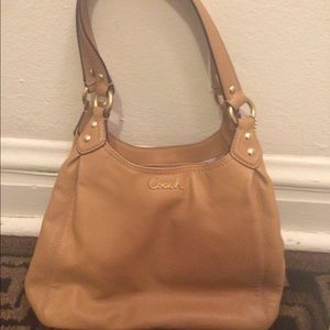 Light brown NWOT Coach purse