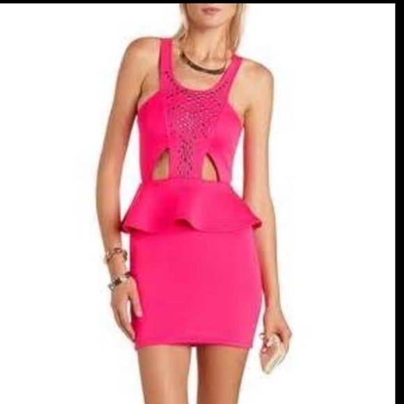 Charlotte Russe peplum dress