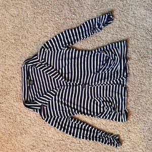 Navy blue Wet Seal collored stripy cardigan