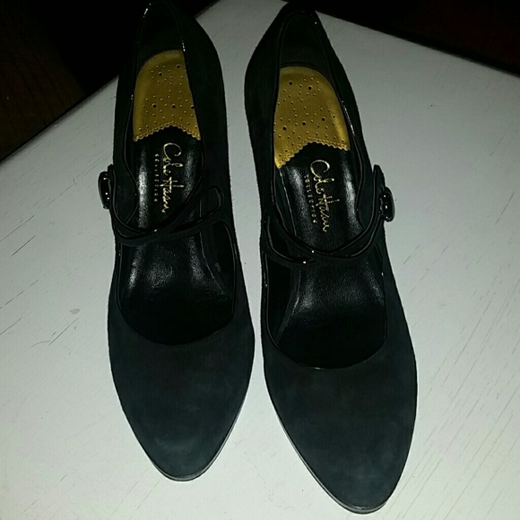 Cole haan nikeair suede mary jane pumps