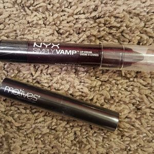 Nyx lip cream and Motives lip lock