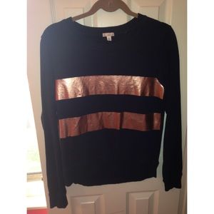 Navy Blue and Gold Sweater from Gap