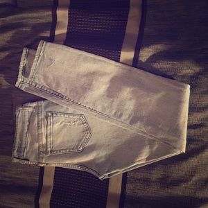 Light blue denim jeans