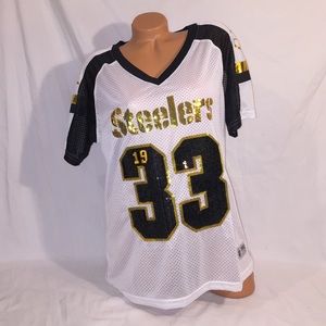 VS PINK Bling Pittsburgh Steelers Jersey Top