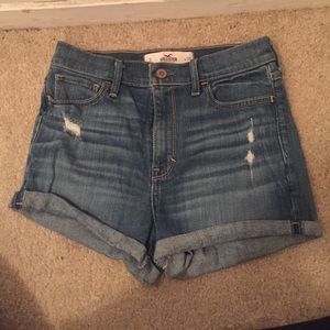 High waisted hollister shorts