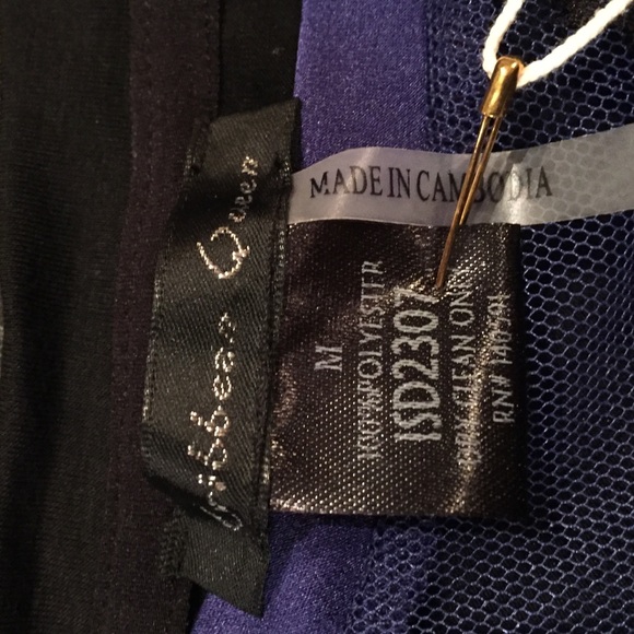 Purple Dressy Lace Detail Tank Tee - Picture 4 of 4