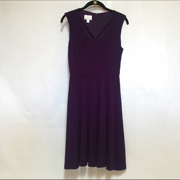Purple Donna Morgan Cutout Dress - Picture 3 of 4