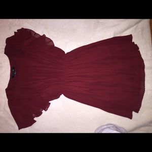 Maroon dress