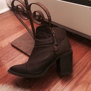 Super cute fake leather boots! Go with everything