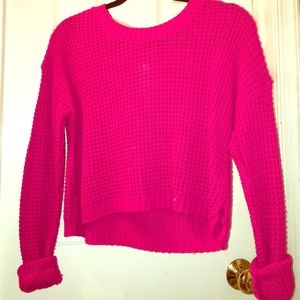 Pink sweater