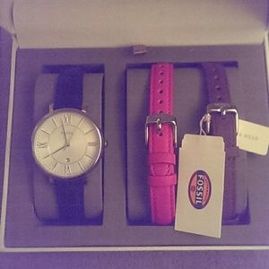 Brand New Fossil Watch with interchangeable bands