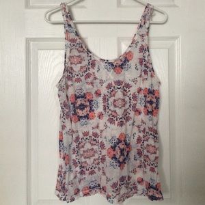 Floral tank top