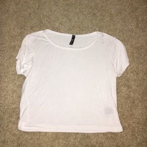 White crop top from tillys!