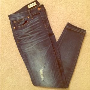 MADEWELL skinny jeans size 28.