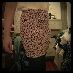 Leopard Print Skirt