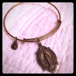 ALEX & ANI Mother Mary charm bracelet