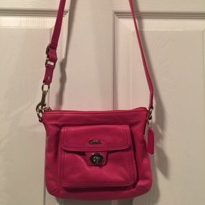Authentic Coach pink crossbody