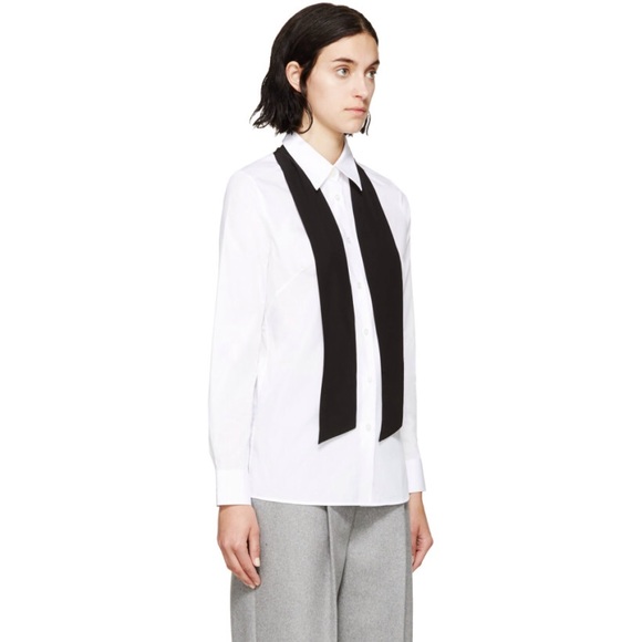 💍SOLD💍Acne Studios White Corbel Poplin Shirt - Picture 2 of 4