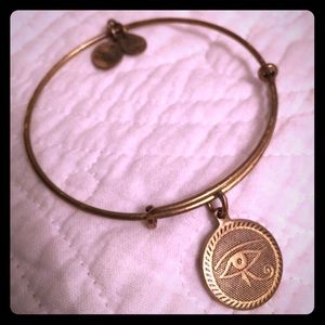 ALEX & ANI gold Eye of Horus charm bracelet