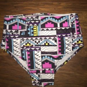 High waisted bikini bottoms