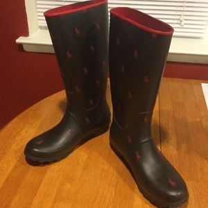 POLO RALPH LAUREN LOGO RAINBOOTS 🌧☔️